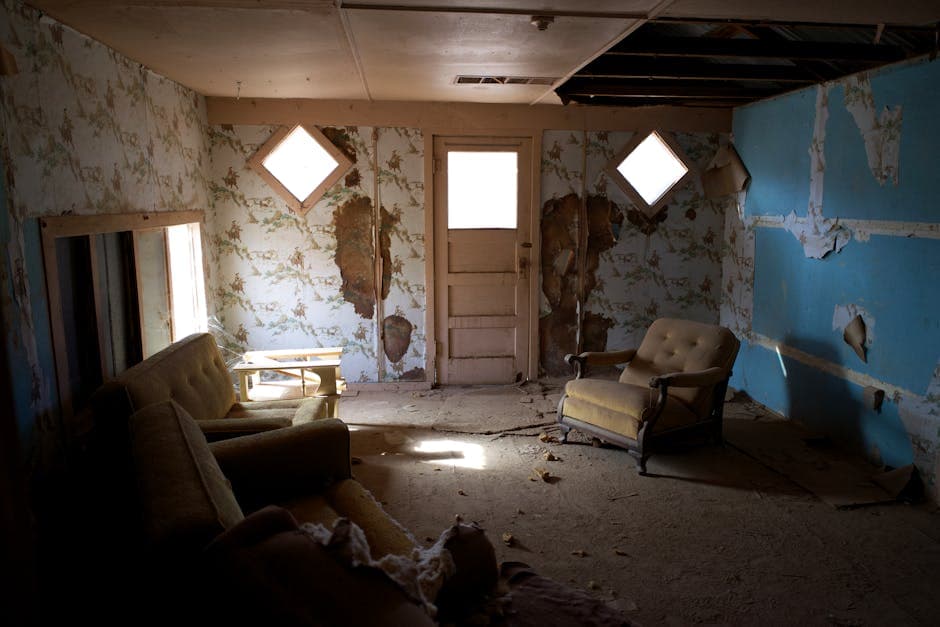 Empty Houston home during winter holiday travel season